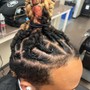 Kid loc retwist & shape up(past shoulder)