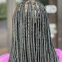 Knottless , Senegalese twist