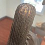 Knottless , Senegalese twist