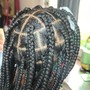 Knotless Braids ( Small or Medium and Short or Bob)