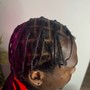 Knottless , Senegalese twist