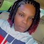 Retwist w/two strands or plaits