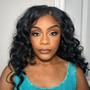 Wand / Barrel Curls (wig drop off or natural hair)