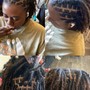 Detangle/Straighten natural hair before service