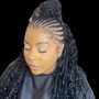 Short Boho Knotless braids