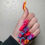 Ombre finger (up to 3 nails)