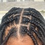 Goddess Braids or regular knotless braids