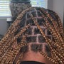 Goddess Braids or regular knotless braids