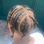 Kid's cornrow’s ( freestyle or your choice )