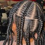 Women's Half up Half down Braids & (sew in)