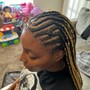 Medium Knotless Braids