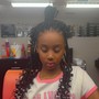 Medium Knotless Braids