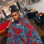 Eyebrow Shaping and fade haircut