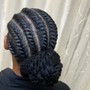 Natural Twist Out or Flat Twist