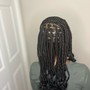 Large Knotless Braids