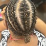 Kid's ‘Half Head’ Plait Braids