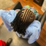 Kid's half scalp braids/ individual