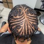 Two big Cornrows