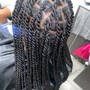 Knotless braids