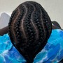 Crochet/WIG  Braid Down