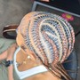 Smedium boho Box Braids