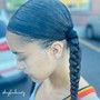 Half Ponytail/ Half Down (Quick Weave)