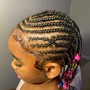 Small French curl braids