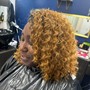 Crochet Braids with loose hair extension and style