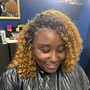 Crochet Braids with loose hair extension and style