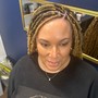 Flat Twist up-do w/ individual twists