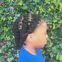 Kids groom and double twist