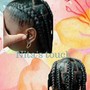 Boho Knotless Braids  bra strap