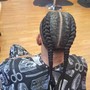 2 Feed In Braids