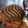 Male braids Cornrows / Natural hair