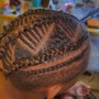 Male braids Cornrows / Natural hair