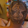 Male braids Cornrows / Natural hair