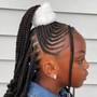 Kid's Box Braids knotless