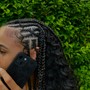 Half Cornrow & Half Quickweave