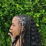 Half Cornrow & Half Quickweave