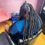 Loc Re-twist and Style (Mid-Back Length)