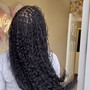 Smedium Goddess Braids  (Bulk Human Not  Hair Included )