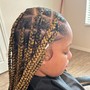 Kids knotless Braids