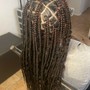 Extra Small Knotless Braids