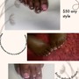 Add designs to pedicure