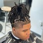 Kid’s lining/taper(edge up with braids or locs)