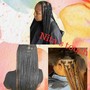 Kid's knotless Braids (medium )