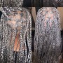 Medium Knotless Braids