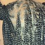 Large Knotless Braids