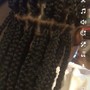 Knotless Braids - Large - Midback