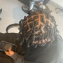 Loc retwist w/style